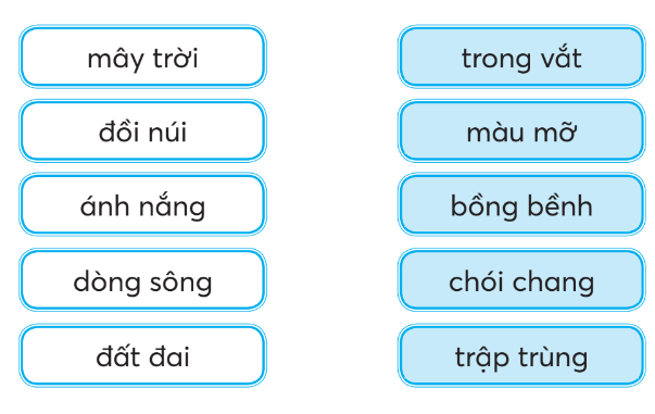 Vở bài tập Tiếng Việt lớp 3 Bài 1: Giọt sương trang 34, 35, 36 Tập 2 | Chân trời sáng tạo