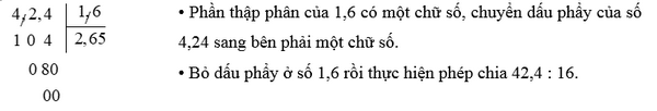 Vở bài tập Toán lớp 5 Chân trời sáng tạo Bài 40: Chia một số thập phân cho một số thập phân